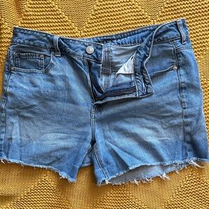 American Eagle Outfitters Blue Denim Cutoff Shorts